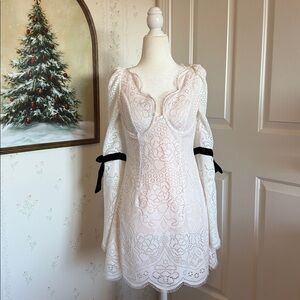For Love And Lemons Araceli White Mimi Dress